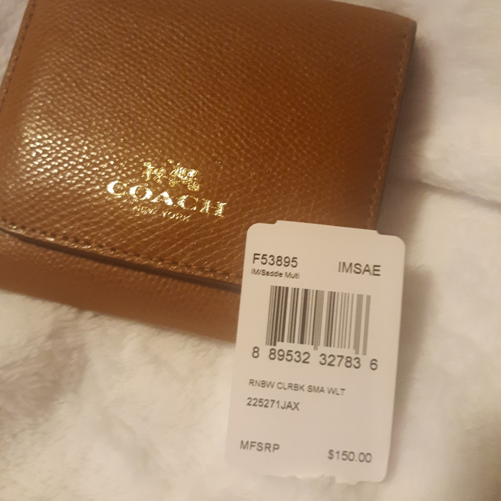 Coach rainbow wallet